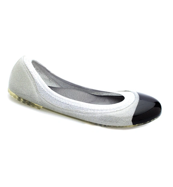 JA-VIE's Black & Silver Jelly Gems: Chic, Comfy, & Ready to Shine.